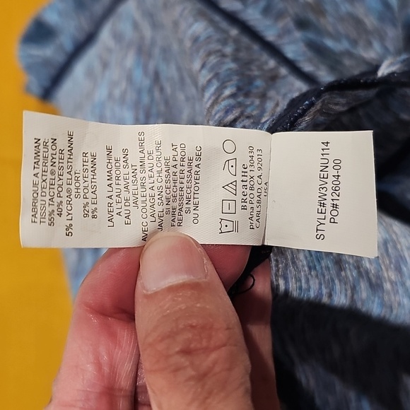 Prana Blue Skort w/ Built-In Shorts and Back Pocket Sz S - Like New - Picture 6 of 6